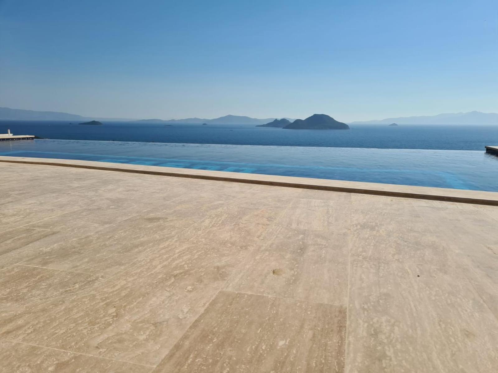 Bodrum Eason Villa & House 350M2 Full Sea View With Private Infinity Pool المظهر الخارجي الصورة