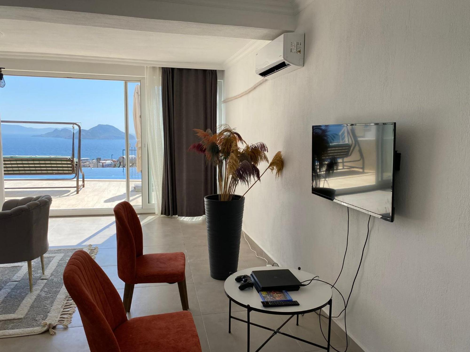 Bodrum Eason Villa & House 350M2 Full Sea View With Private Infinity Pool المظهر الخارجي الصورة