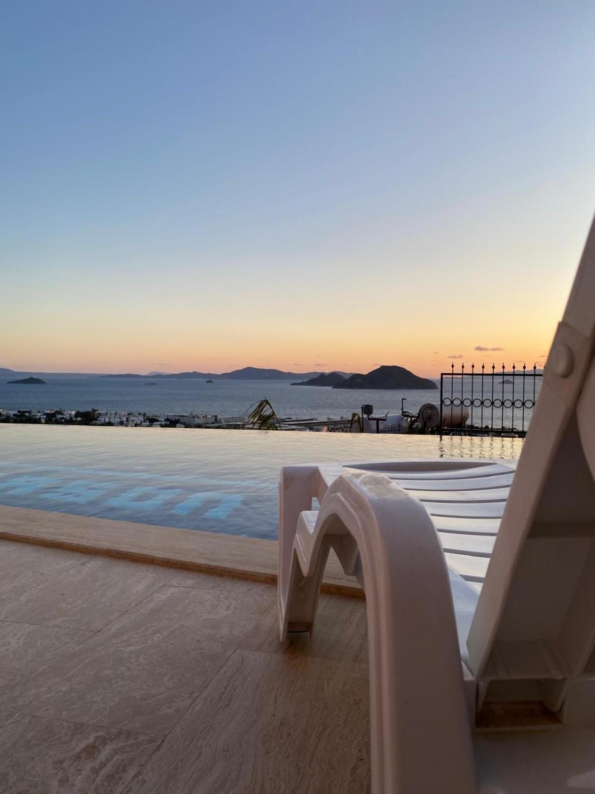 Bodrum Eason Villa & House 350M2 Full Sea View With Private Infinity Pool المظهر الخارجي الصورة