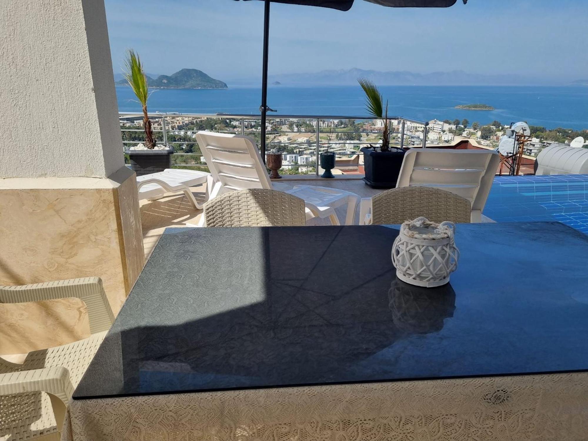 Bodrum Eason Villa & House 350M2 Full Sea View With Private Infinity Pool المظهر الخارجي الصورة